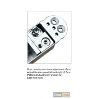 DHZDG 100 3D Concealed Hinges UAE for Heavy-Duty Architectural Door Systems